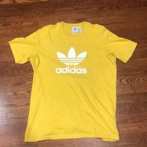 Adidas shirt; vanilla w/ logo